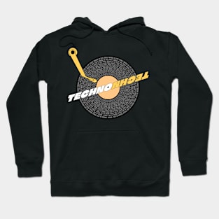 house music is life techno themed design Hoodie